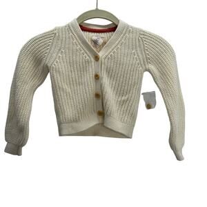 Happily grey cream cardigan 2T button up